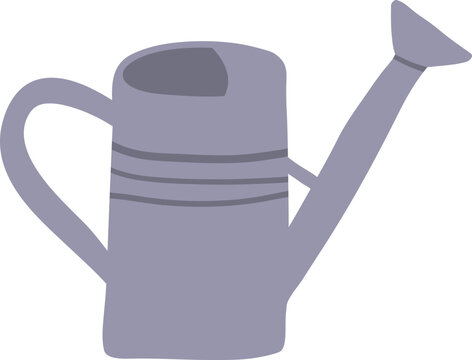 recommend clip art: Watering can clip art isolated on transparent background. Cute gardening tool vector illustration