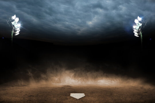 Baseball dirt ground sport background