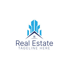 Fototapeta premium Professional and creative real estate vector logo design template, Use for construction, building, property management, architecture business or company branding