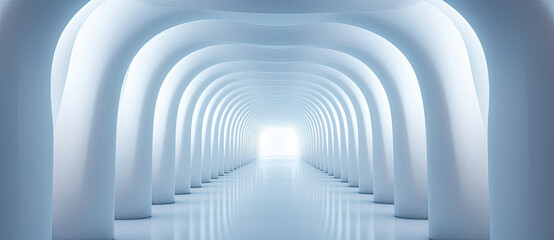 Long Tunnel With Light at End