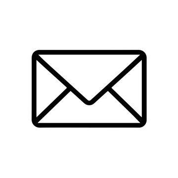 Envelope Logo Monochrome Design Style