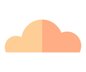 Cloud vector illustration. Fluffy clouds drift lazily across dreamlike cloudscape in high sky The heavenly atmosphere is adorned with cumulus clouds, creating serene scene