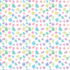 seamless pattern with colorful spots