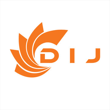 DIJ letter design. DIJ letter technology logo design on a white background. DIJ Monogram logo design for entrepreneurs and businesses.