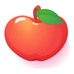 Set of cute flat vector fruits and berries:apple, strawberry, raspberry blackberry, currant, peach, watermelon, grapes, plum, cherry, pear, tangerine, gooseberry, black currant, pineapple, lemon.