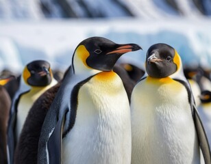 Fototapeta premium Emperor penguins