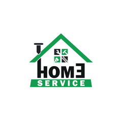 Home Service and Repair Logo Design

