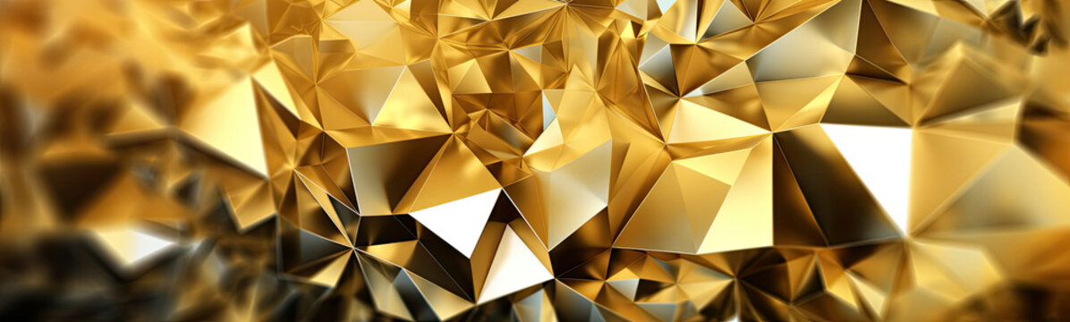 A Close Up of a Gold Colored Object © Piotr