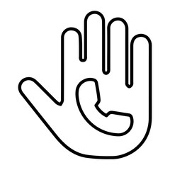 Obraz premium Handset Technology Icon