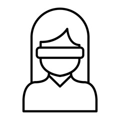 Futuristic Person Icon