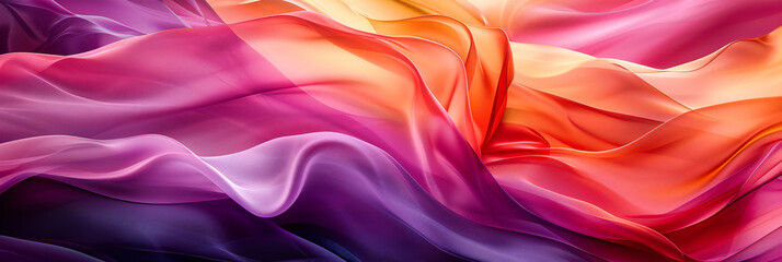 Abstract design background with colorful waves and smooth textures, blending art and modernity in a vibrant pattern
