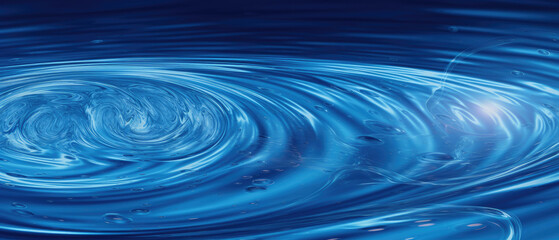 Close-Up of Water Drop Against Blue Background