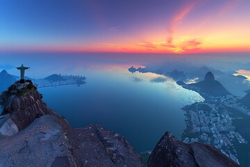 A Breathtaking View of Rio de Janeiro from the Top of Sugarloaf Mountain