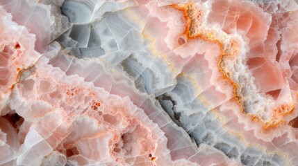 Pink and gray marble texture with veins