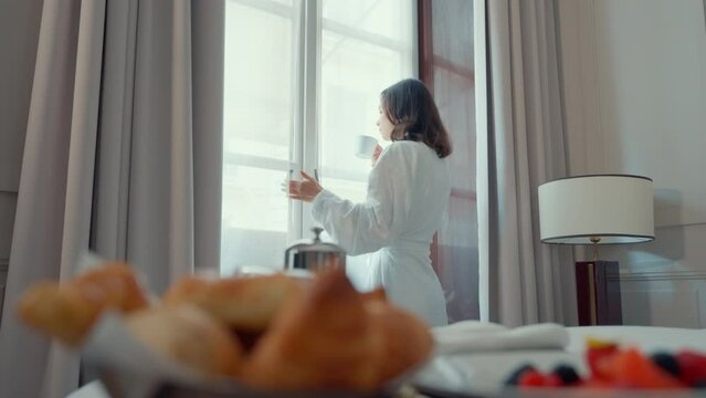 Morning Serenity in a Hotel Room