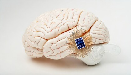 microchip in the human brain for analysis and biomaterials