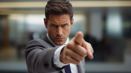 Obraz premium businessman pointing at you