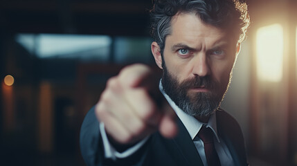 Obraz premium businessman pointing at you