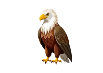 Foto op Plexiglas American Bald Eagle isolated © sadi