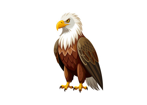 American Bald Eagle isolated