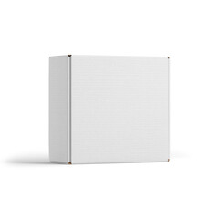 3D illustration. Mailing and delivery box isolated.