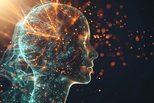 AI Brain Chip social intelligence. Artificial Intelligence ai executive sponsorship mind healthtech startups axon. Semiconductor molecular mechanisms circuit board neon grape freeze