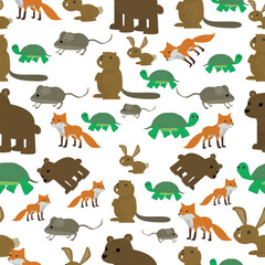 
prints for fabric with children's animal designs