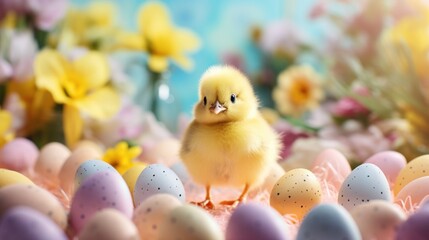 A bright and cheerful Easter background