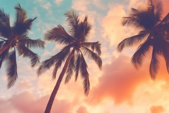 tropical tropical background. tropical backgrounds or tropical palm trees