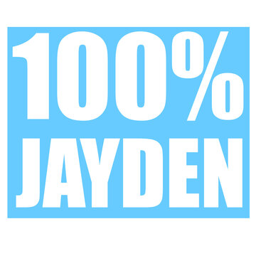 Jayden name 100 percent png