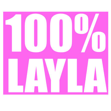 Layla name 100 percent png