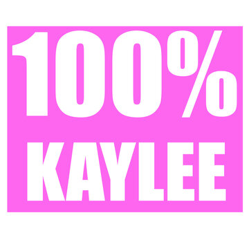 Kaylee name 100 percent png