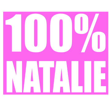 Natalie name 100 percent png