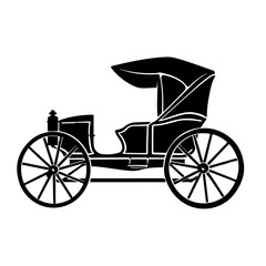 Fototapeta na wymiar Buggy Carriage Logo Design