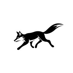 Fox Running Logo Design