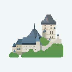 Karlstejn Castle illustration