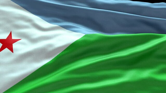 Dynamic Djibouti: Realistic Flag Fluttering