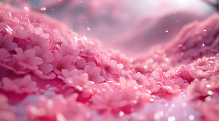 春の桜の美しいイメージ素材 - obrazy, fototapety, plakaty