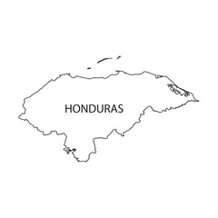 Honduras map icon