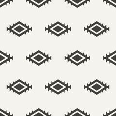 Minimal Southwestern Boho Navajo Seamless Pattern