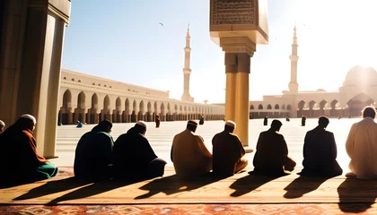 Fotobehang Islamic praying in ramadan, faith  © gabrielfelipe