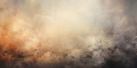 Abstract background with textured gradient soft pastel brown and black colors with distressed paint...