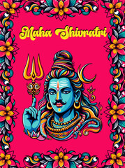 Maha shivratri Social Media template 