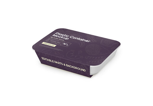 Plastic Container Mockup