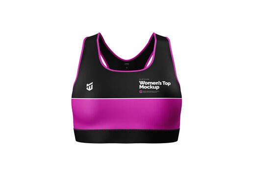 Women's Fitness Top Mockup