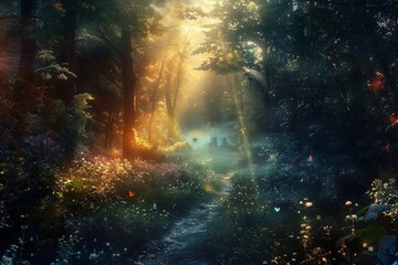 background forest scene