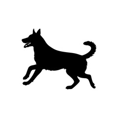 German Shepherd silhouette