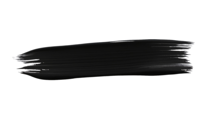 Set of black hand drawn scribble line brush strokes isolated on transparent background png