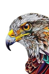Fototapeta premium A close up of a bird of prey