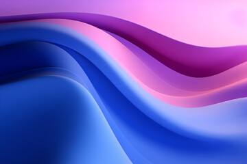 Obraz premium Beautiful blue, purple, and pink abstract background. Generative AI